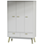 Nordic-3 Light Wardrobe Cabinet 3D model small image 3