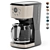 Modern 12-Cup Programmable Coffee Maker 3D model small image 1