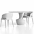 Elegant VELIS Chair & ANFORA Table 3D model small image 5