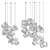 Bocci 100 Cluster Suspension Lights 3D model small image 3