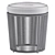 Varaschin Tibidabo Garden Pouf - Versatile Outdoor Seating 3D model small image 6