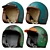 Retro Biker Helmet 3D model small image 1