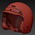 Retro Biker Helmet 3D model small image 7