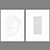 Geometric Relief Artwork Duo 3D model small image 5