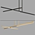 Sleek Linear Pendant by Kuzco 3D model small image 4