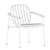 Emu Twins Alu Teak Outdoor Chairs 3D model small image 7