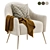 Elegant Annabelle Armchair Collection 3D model small image 6