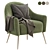 Elegant Annabelle Armchair Collection 3D model small image 2