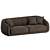 Modern Chic Wendelbo 2 Seater 3D model small image 5