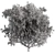 California Bay Bush Set 120 3D model small image 1