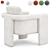 Floria Velvet Chair Design 3D model small image 2
