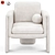 Floria Velvet Chair Design 3D model small image 3