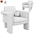 Floria Velvet Chair Design 3D model small image 7
