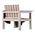 Modern Concept Wrong Woods Armchair 3D model small image 5