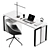 Workstation Setup Desk Organizer 3D model small image 1