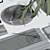 Modern Statue Plant Decor Set 3D model small image 4