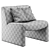 Modern Boucle Chair Eichholtz Macintosh 3D model small image 6