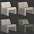 Modern Boucle Chair Eichholtz Macintosh 3D model small image 7