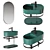 Petites Vanity Unit Set: Les Cielo 3D model small image 1