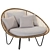Vincent Sheppard Joe Outdoor Armchair 3D model small image 2