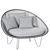 Vincent Sheppard Joe Outdoor Armchair 3D model small image 4