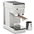 Retro Home Espresso Machine Green 3D model small image 4