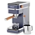 Retro Home Espresso Machine Green 3D model small image 5