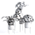 Modern Indoor Plant Set 29 3D model small image 5