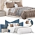 Vitset MMM Bed: Sleek Design 3D model small image 1