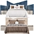 Vitset MMM Bed: Sleek Design 3D model small image 3