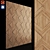 Exported Wooden Wall Panel with Texture 3D model small image 1