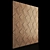 Exported Wooden Wall Panel with Texture 3D model small image 3