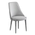 Compact High-Backed Upholstered Chair 3D model small image 5