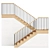 Compact Staircase 10 Collection 3D model small image 4