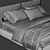Ample Upholstered Ada Bed 3D model small image 3