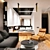 Stylish LED Pendant Light 3D model small image 3