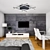 Elegant Celestia Metal Chandelier 3D model small image 3