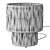 Eastern Style Rattan Table Lamp 3D model small image 2