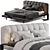 Luxury Zari MINOU Bed 3D model small image 2