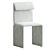Sleek Modern Sacha Chair 3D model small image 2