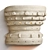 Crown Design Ceramic Sconces 3D model small image 1