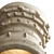 Crown Design Ceramic Sconces 3D model small image 4