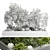  Outdoor Glass Planter Set 163 3D model small image 6