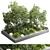  Outdoor Glass Planter Set 163 3D model small image 7