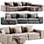 Eichholtz Vista Grande Lounge Sofa 3D model small image 2