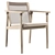 Sleek David Dining Armchair 3D model small image 1