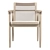 Sleek David Dining Armchair 3D model small image 2