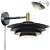 Nordlux Bretagne Elegant Wall Light 3D model small image 1