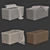 Luxy Puzzle Ottoman Set 3D model small image 7