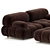 BB Italia Camaleonda 3-Seater Sofa 3D model small image 2